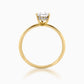 Halo Pear Diamond Ring