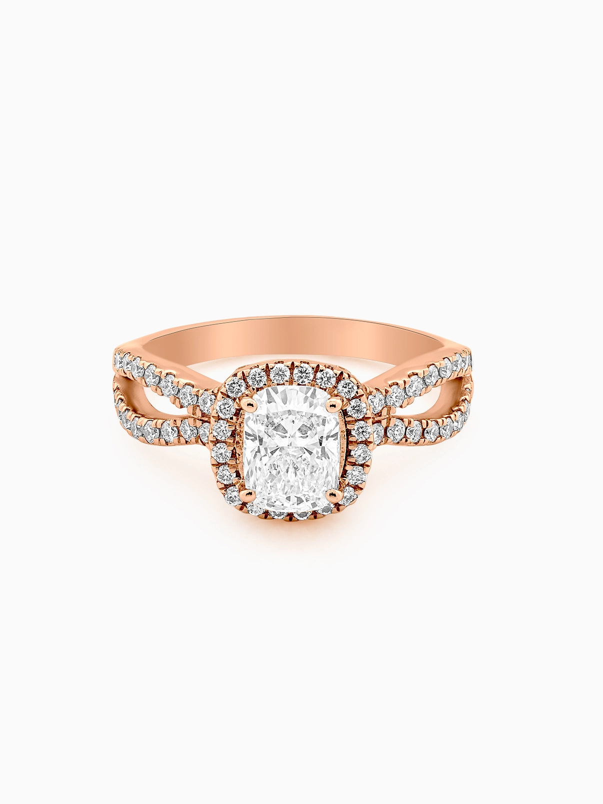 Infinity Halo Diamond Ring