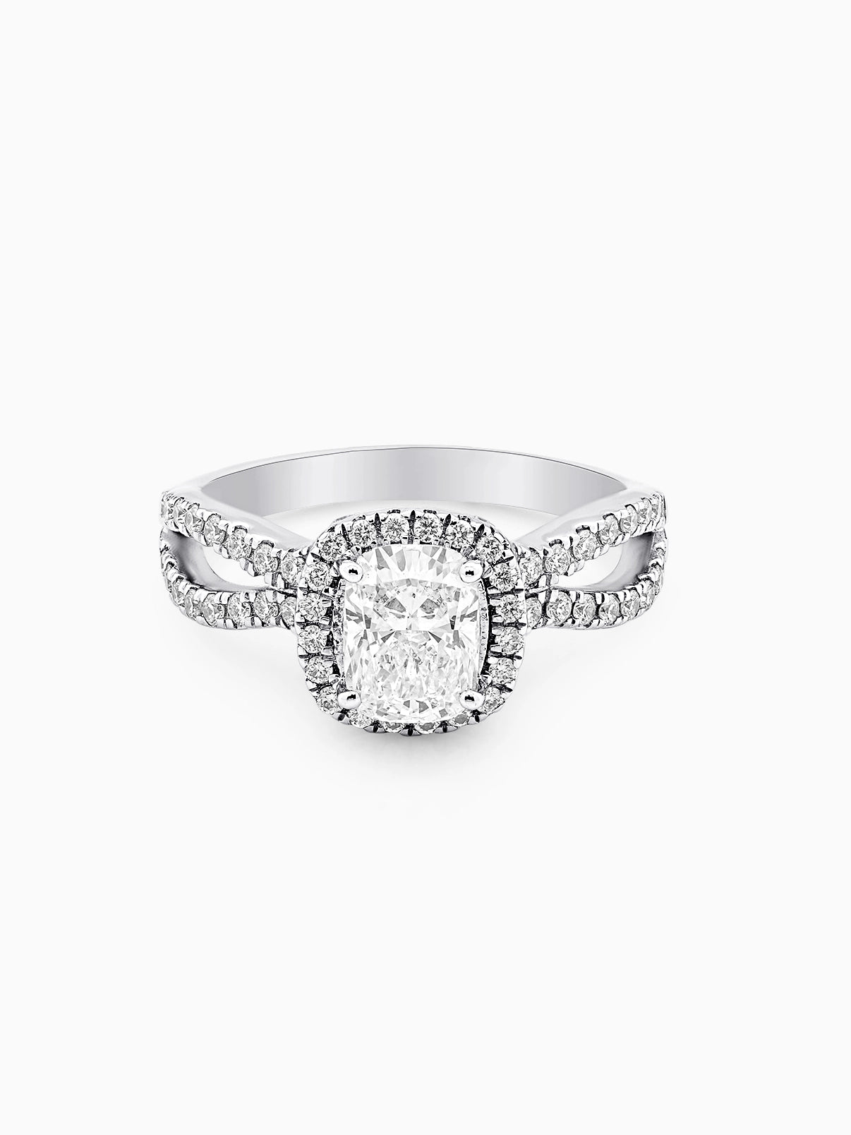 Infinity Halo Diamond Ring