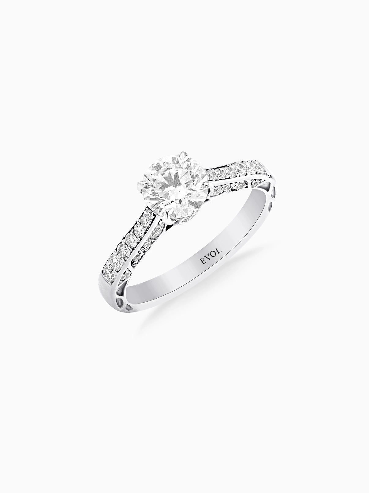 Elyse Round Diamond Solitaire