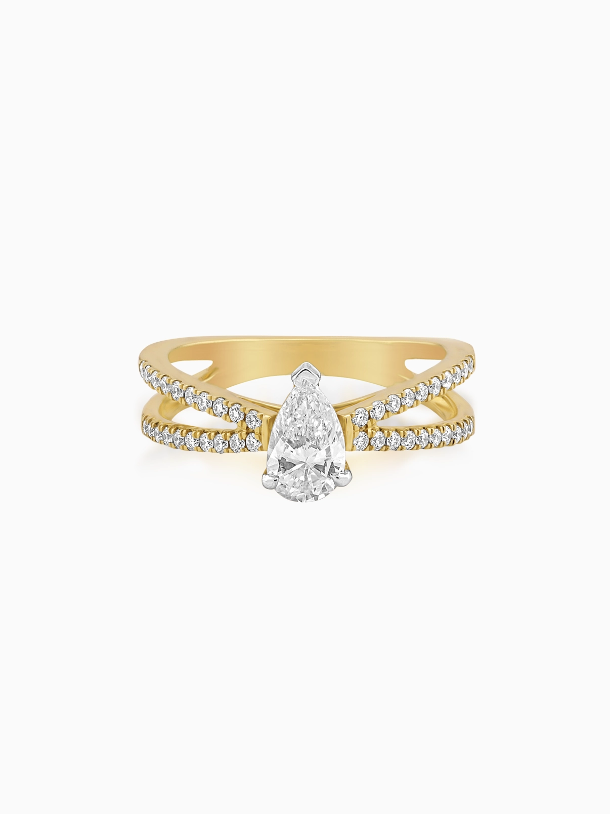 Celeste Split Band Diamond Ring