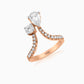 Luna Twin Diamond Wrap Ring