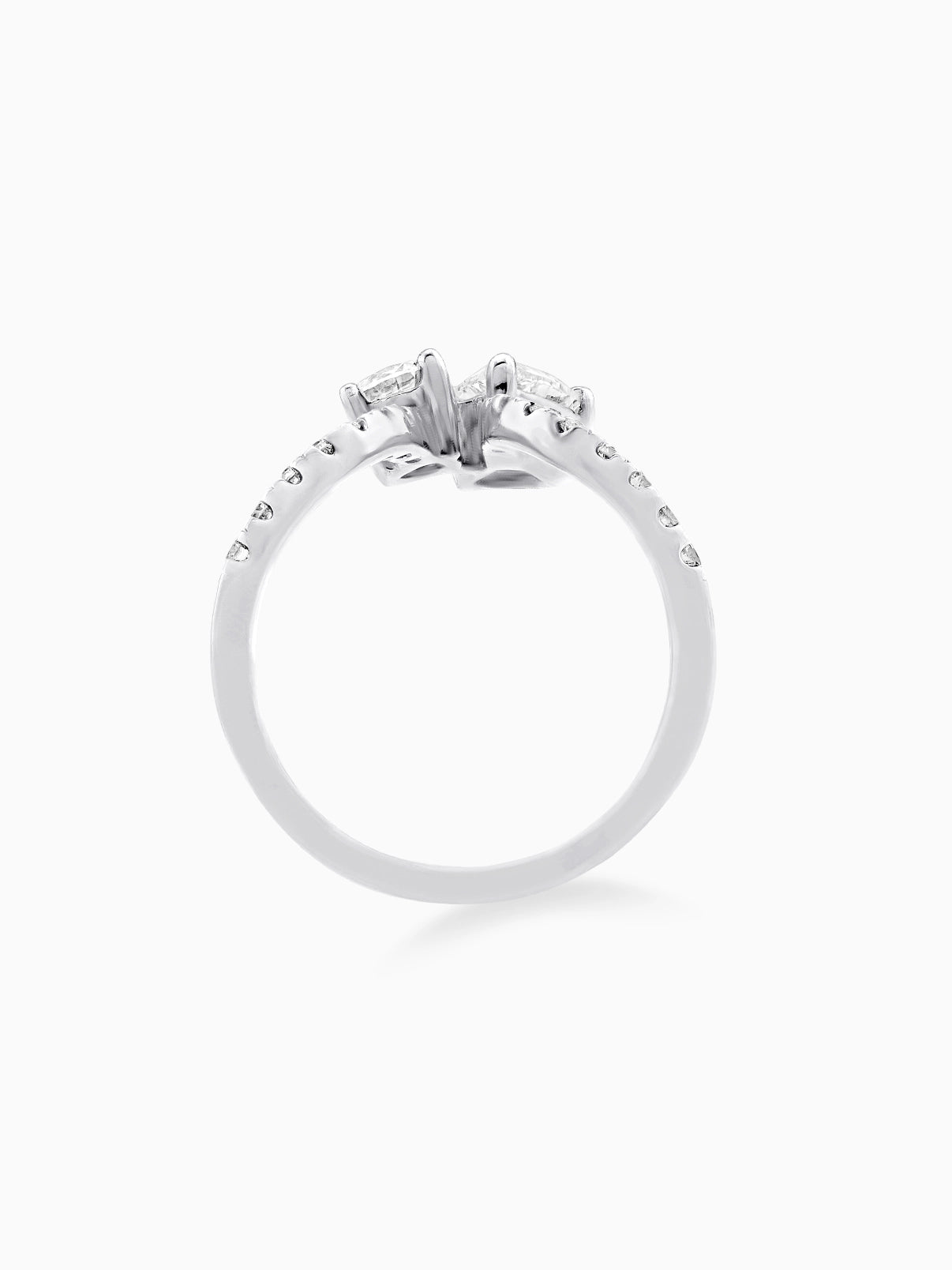 Luna Twin Diamond Wrap Ring