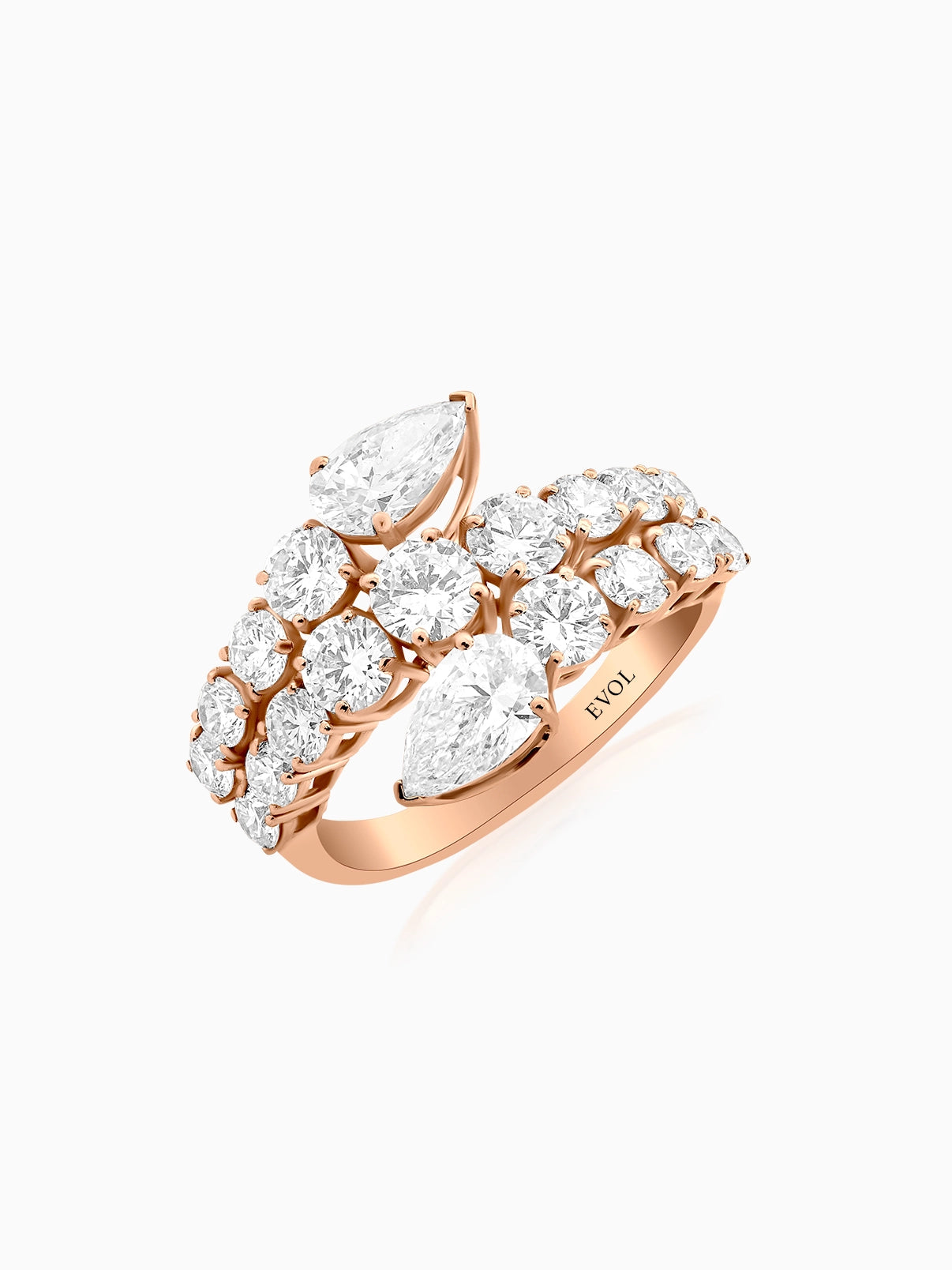 Serene Diamond Wrap Ring