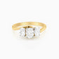 Trinity Oval Diamond Band