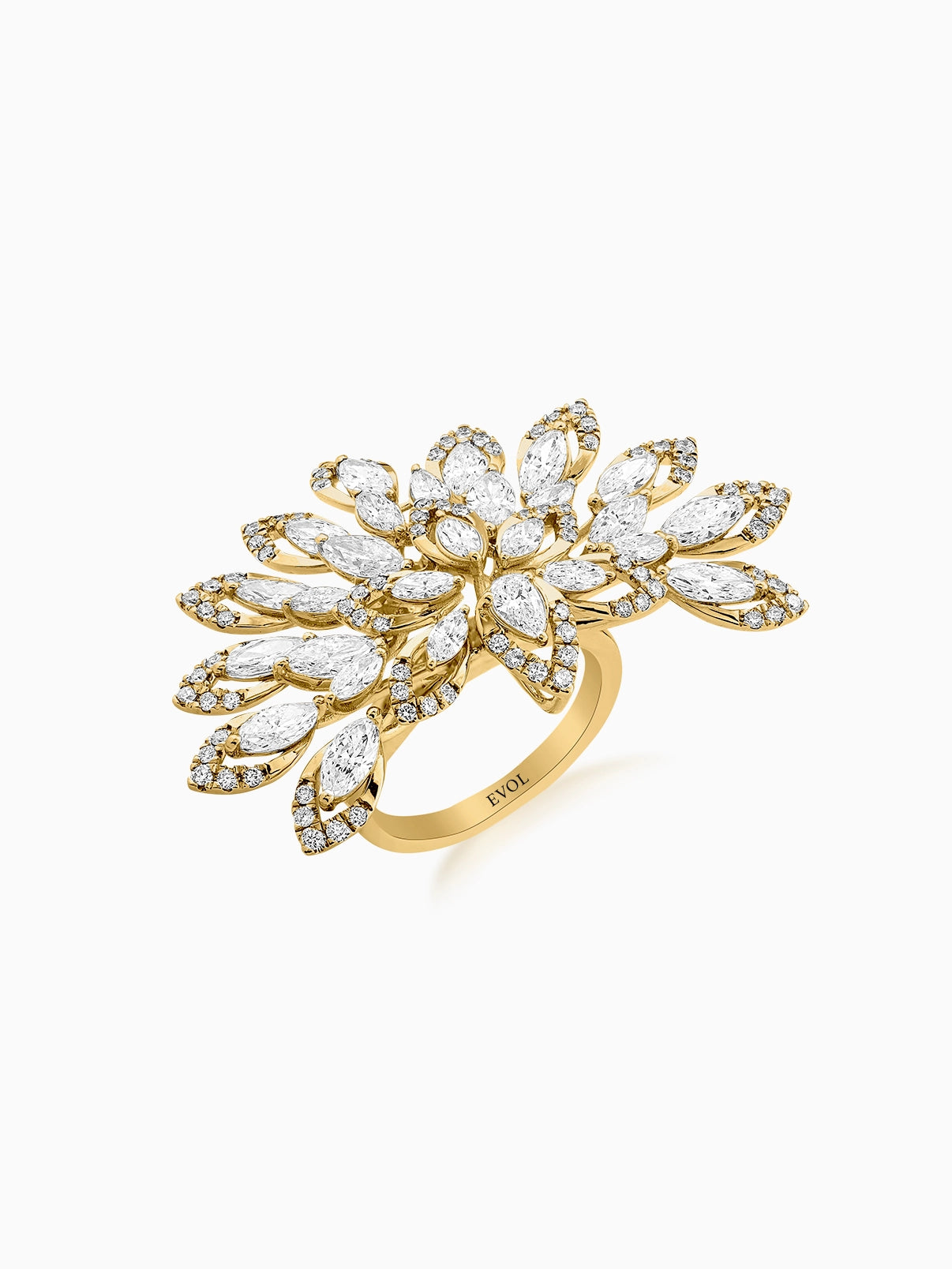 Flora Marquise Bloom Ring