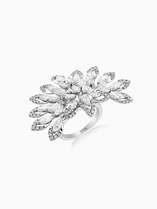 Flora Marquise Bloom Ring