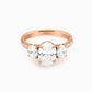 Radiant Trinity Diamond Ring