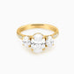 Radiant Trinity Diamond Ring