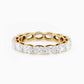 Lustrous Oval Eternity Band