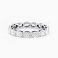 Lustrous Oval Eternity Band