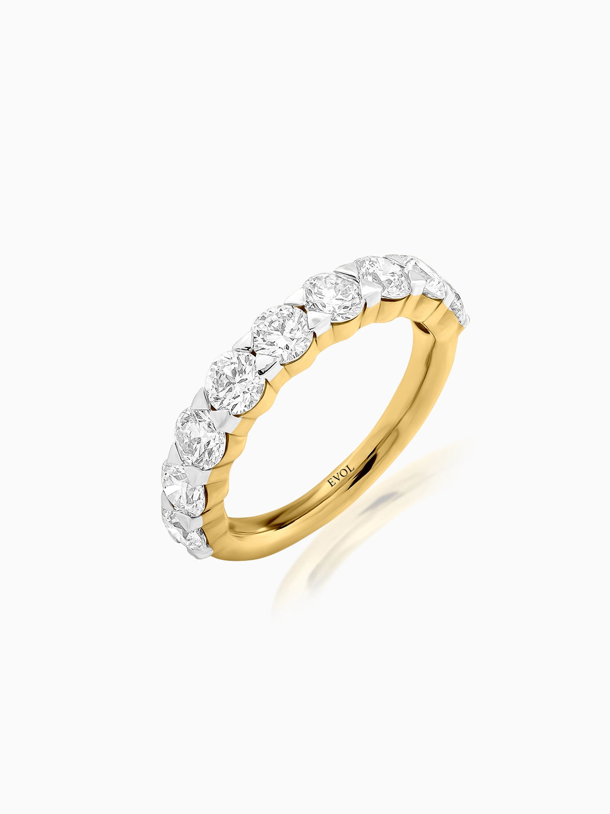 Celestial Curve Diamond Band