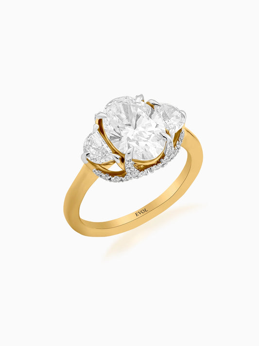 Opulent Harmony Diamond Ring