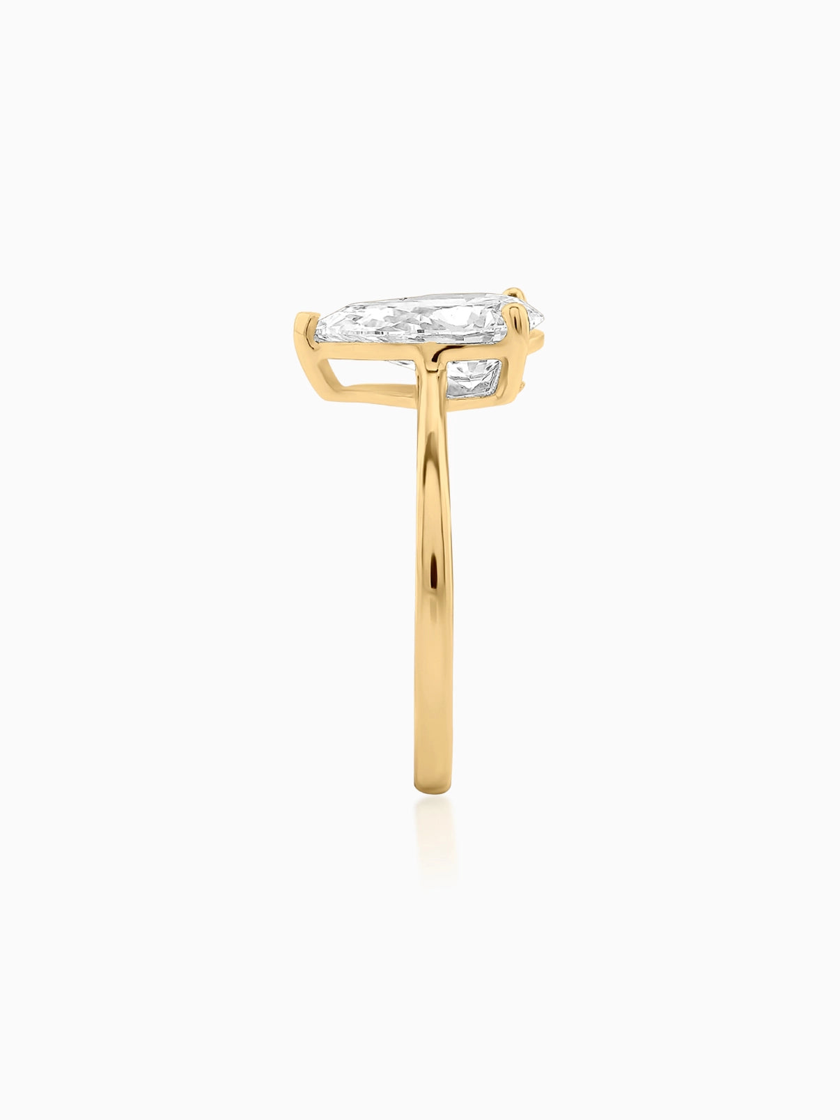 Bold Pear Diamond Ring - Evol Jewels