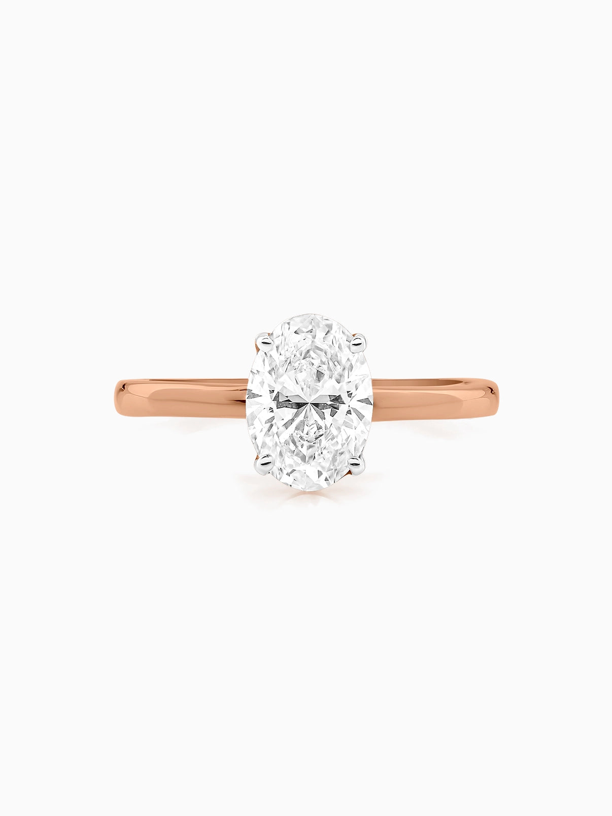 Sleek Grace Oval Ring - Evol Jewels