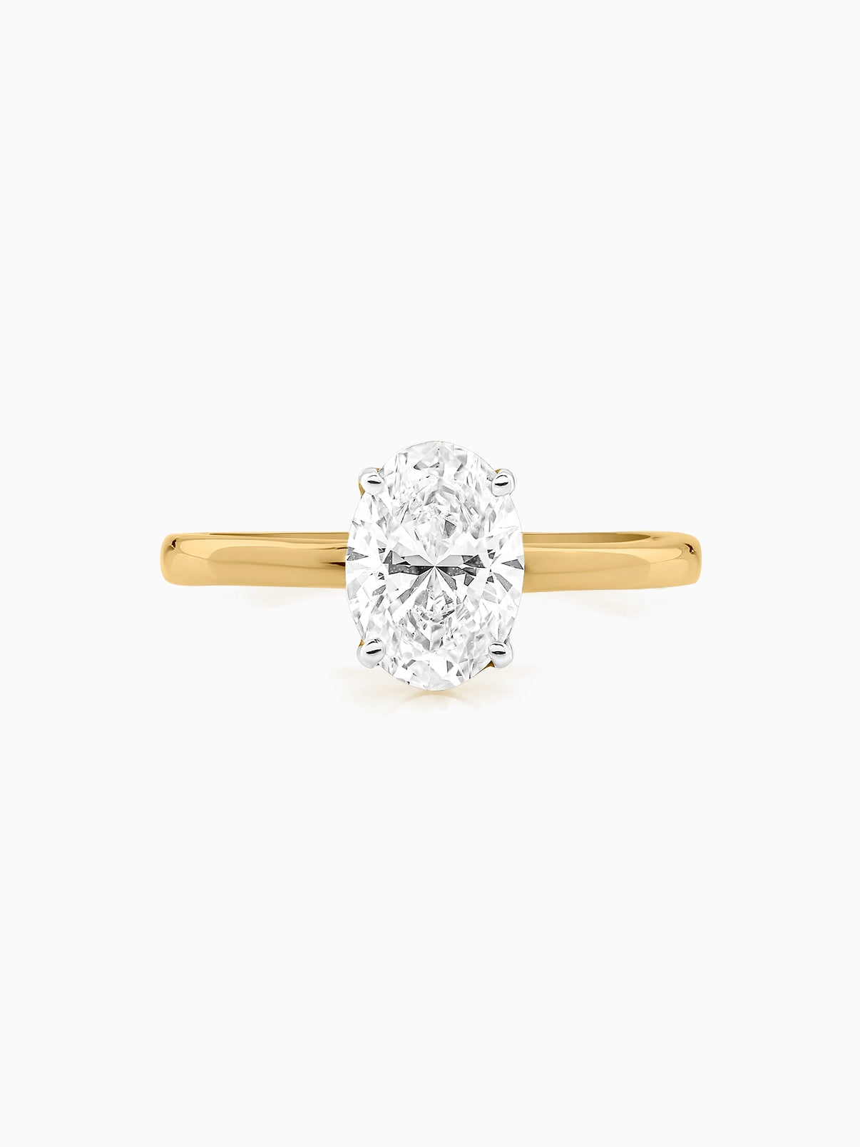 Sleek Grace Oval Ring - Evol Jewels