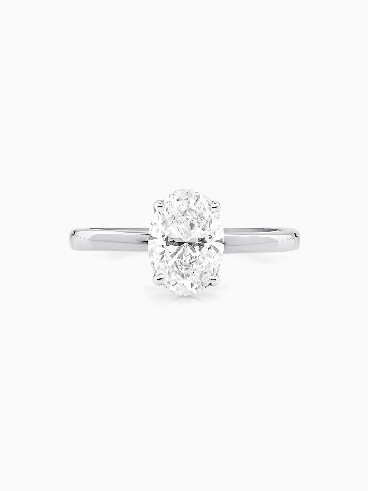 Sleek Grace Oval Ring - Evol Jewels