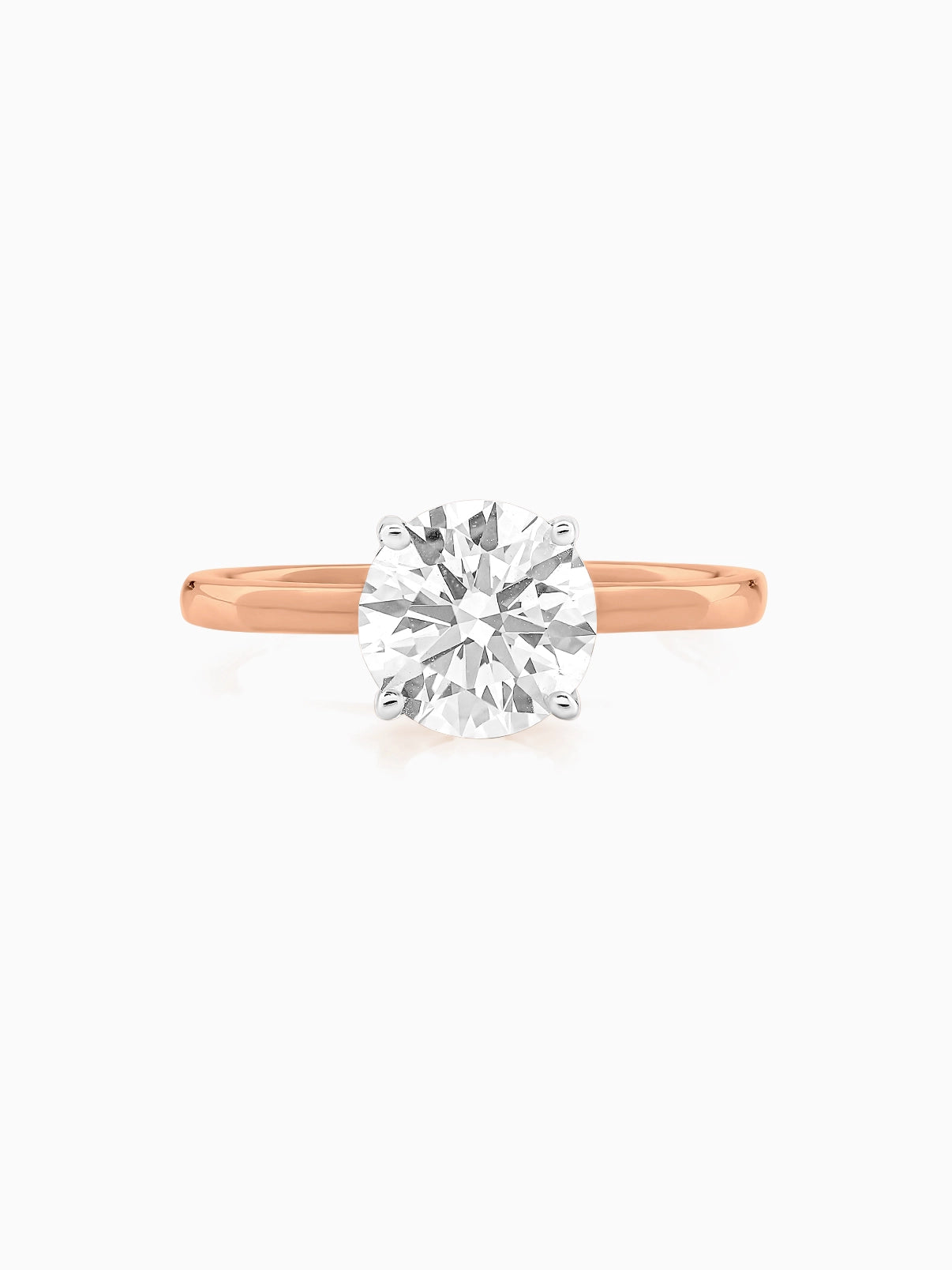 Pristine Round Diamond Ring - Evol Jewels