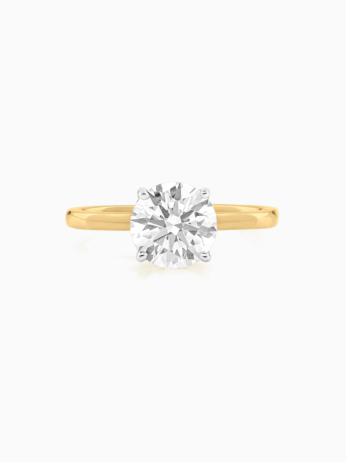 Pristine Round Diamond Ring - Evol Jewels