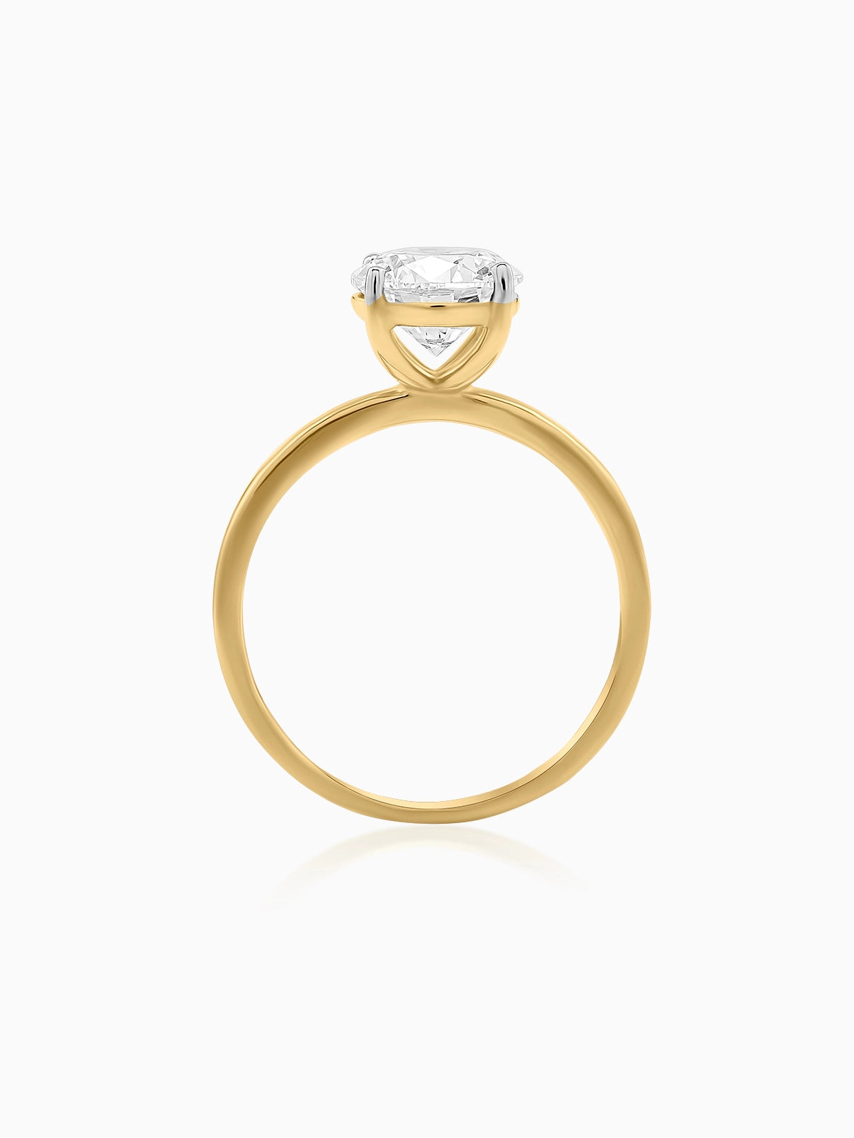 Pristine Round Diamond Ring - Evol Jewels