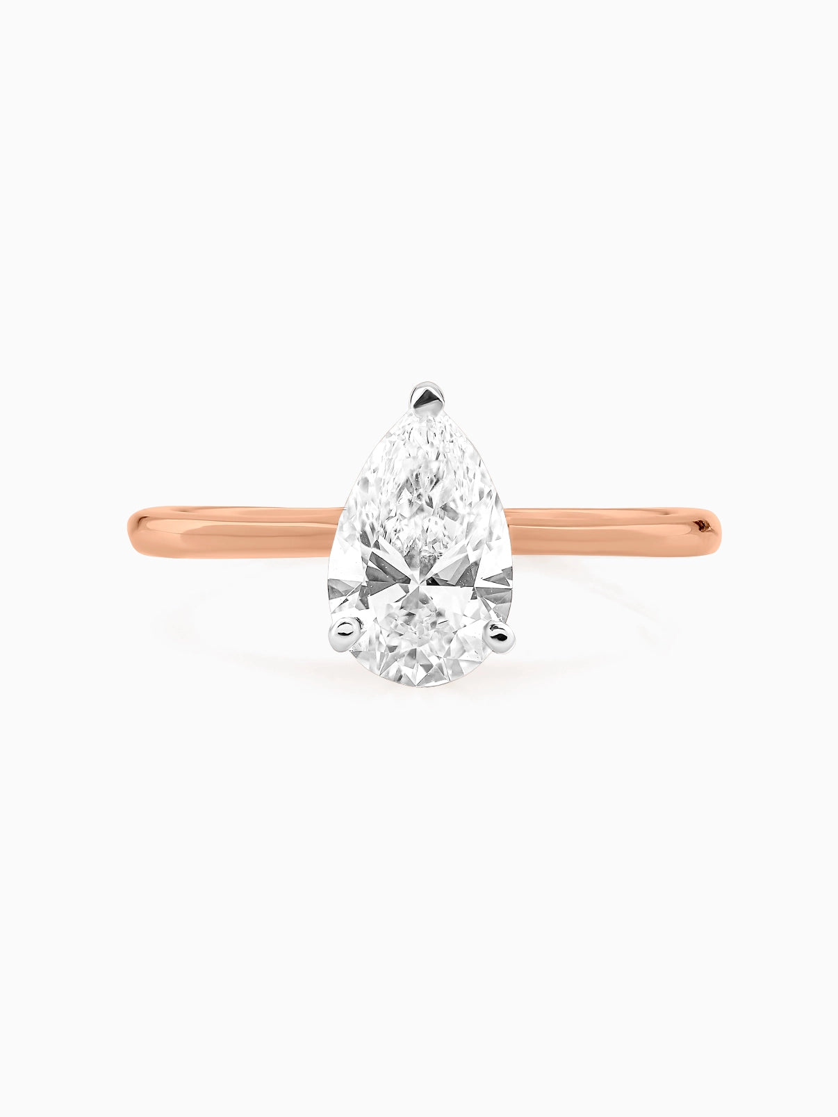 Minimalist Pear Cut Ring - Evol Jewels