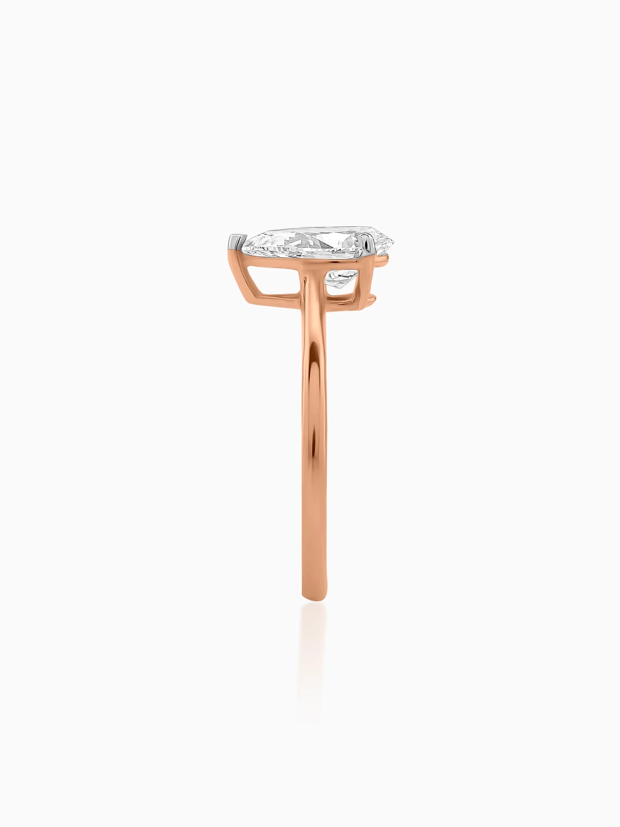 Minimalist Pear Cut Ring - Evol Jewels