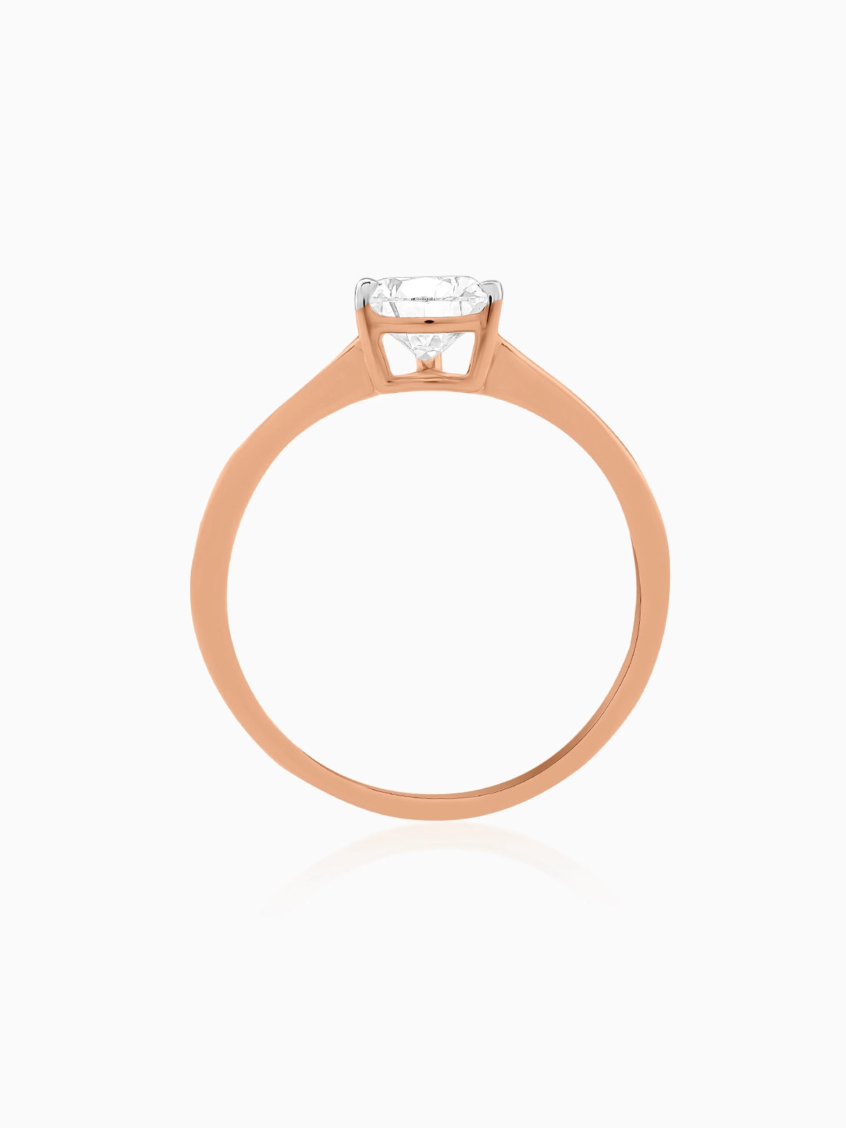 Minimalist Pear Cut Ring - Evol Jewels