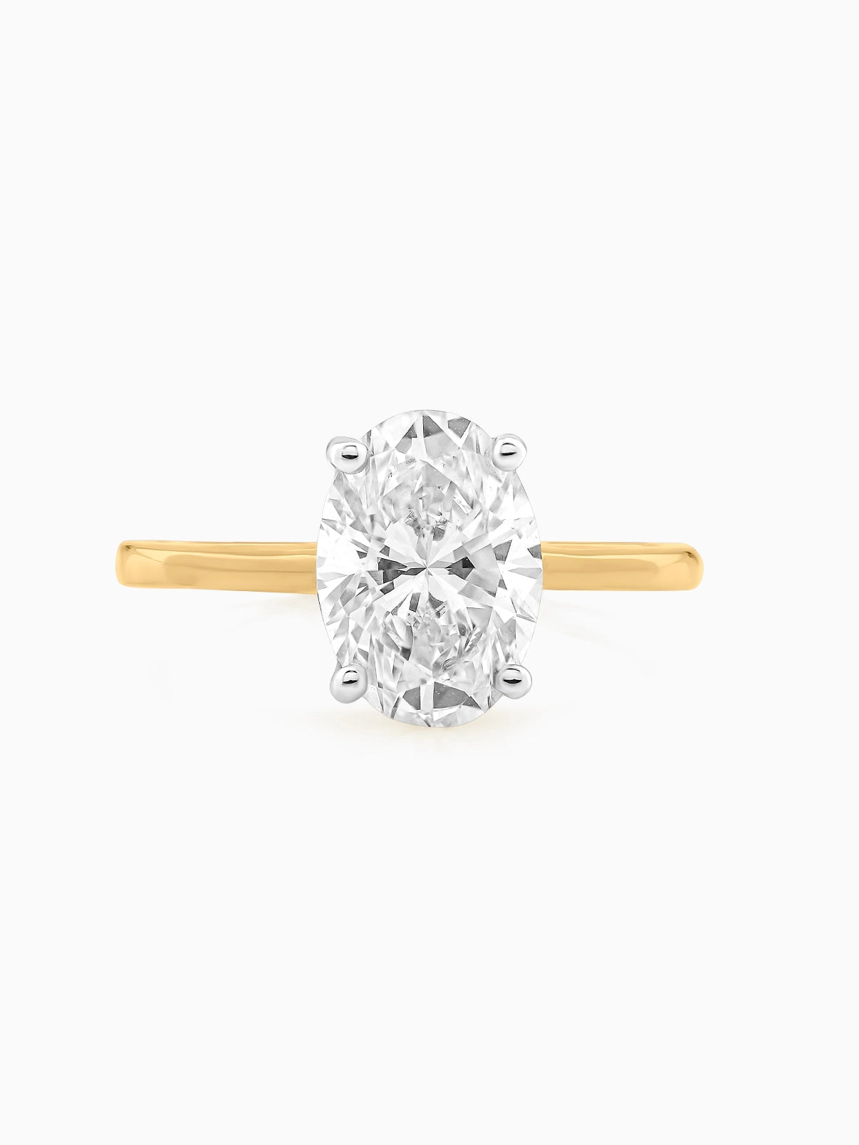 Refined Oval Cut Ring - Evol Jewels