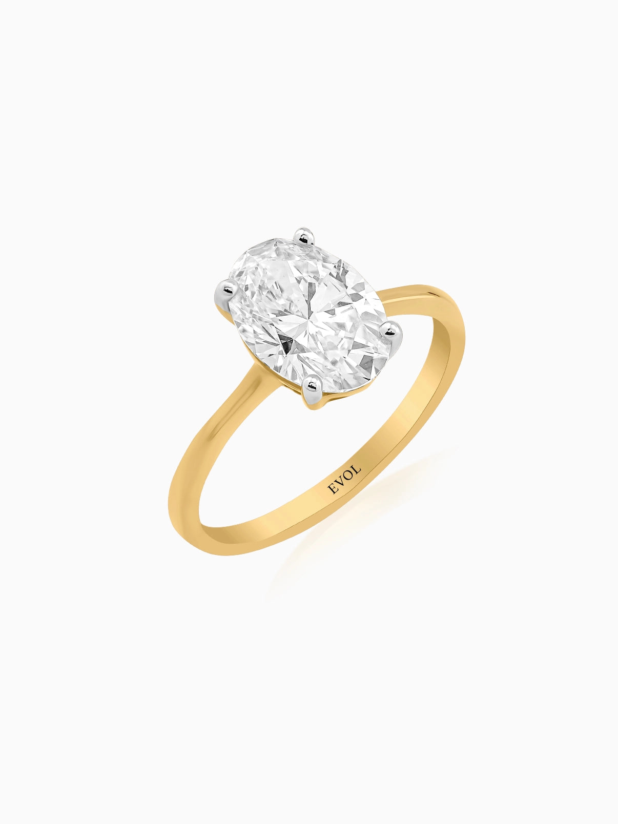 Refined Oval Cut Ring - Evol Jewels