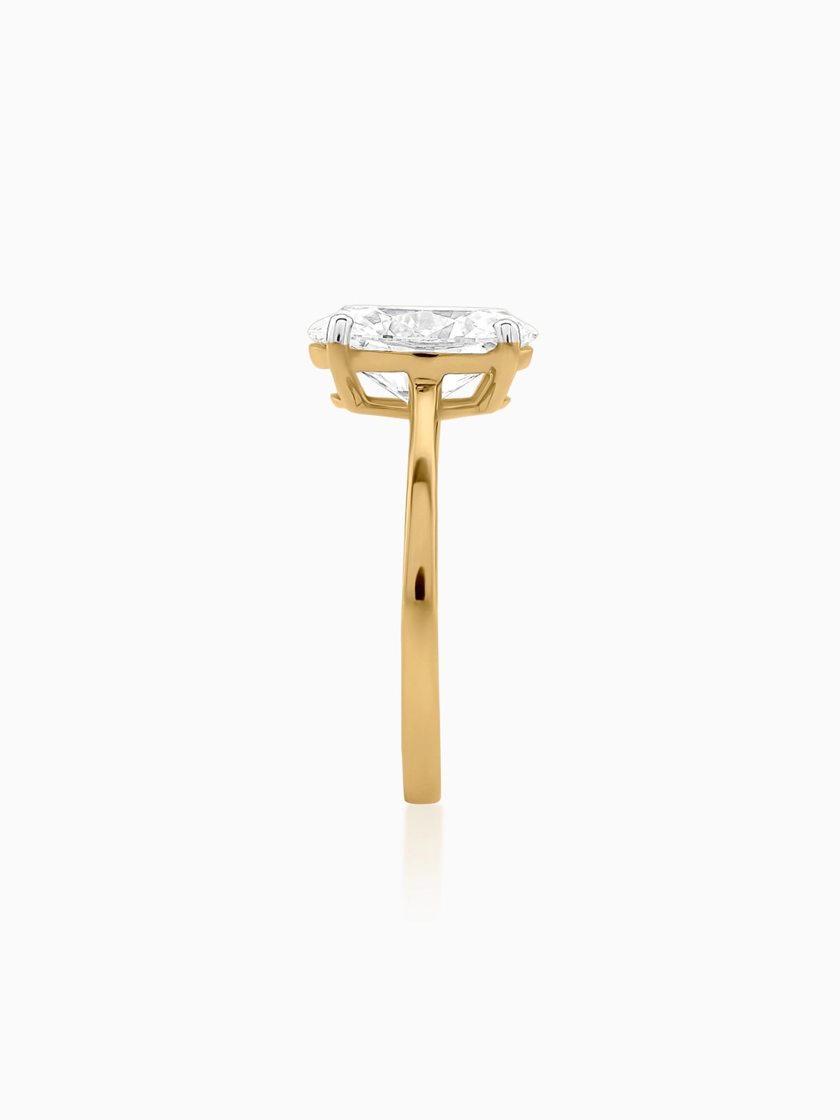 Refined Oval Cut Ring - Evol Jewels