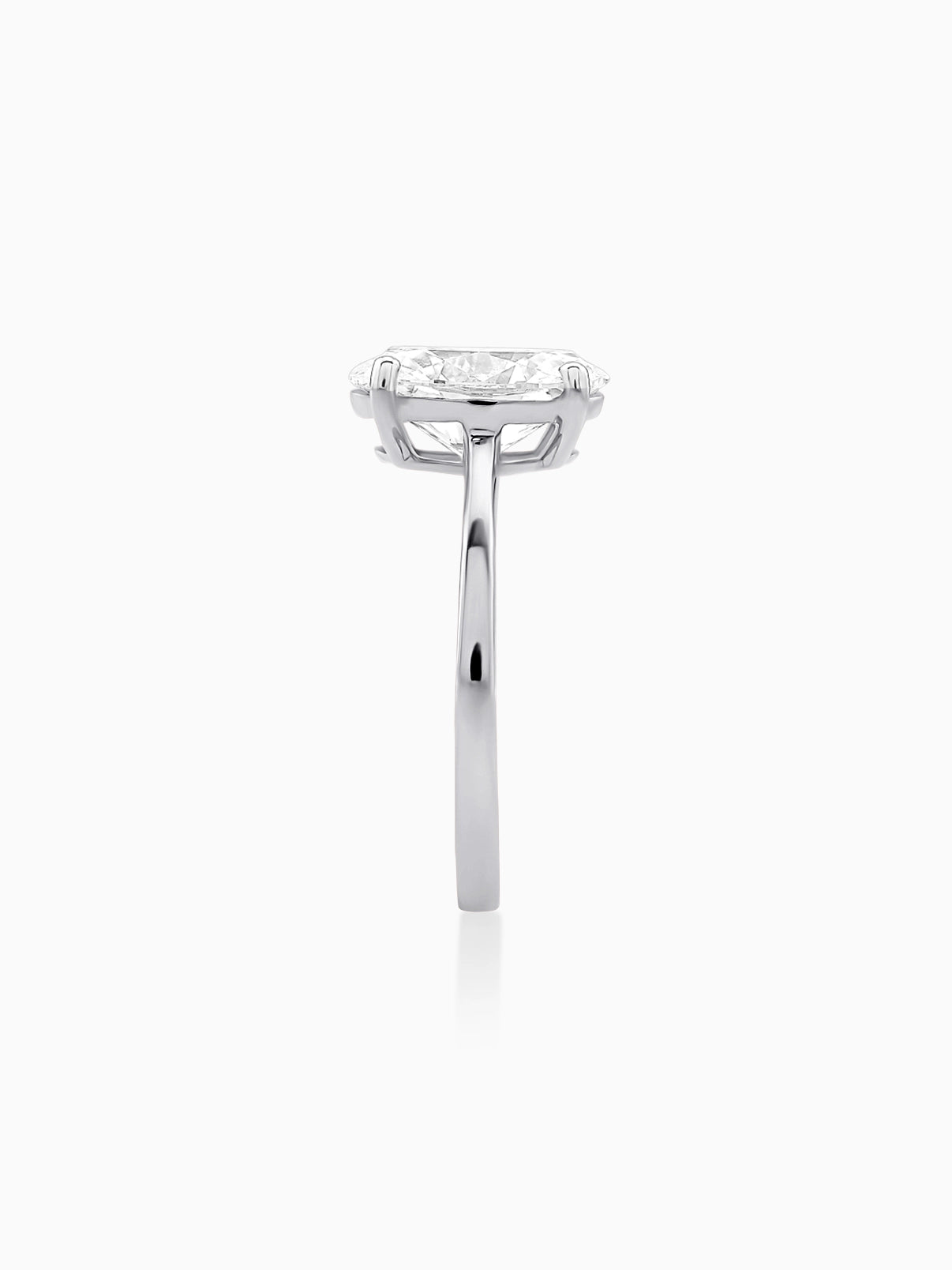 Refined Oval Cut Ring - Evol Jewels
