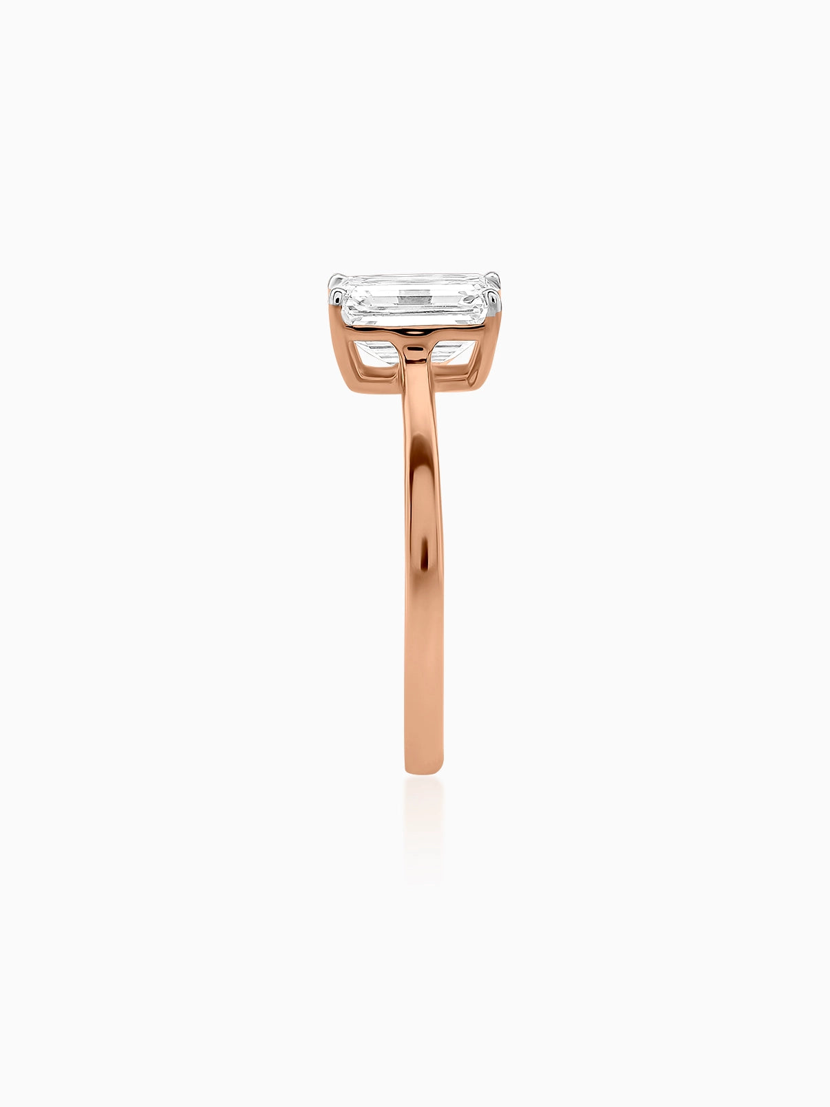 Luminous Emerald Cut Ring - Evol Jewels