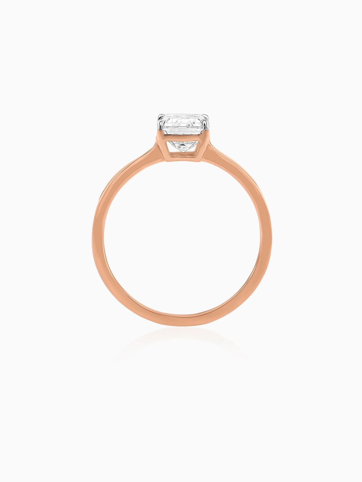 Luminous Emerald Cut Ring - Evol Jewels