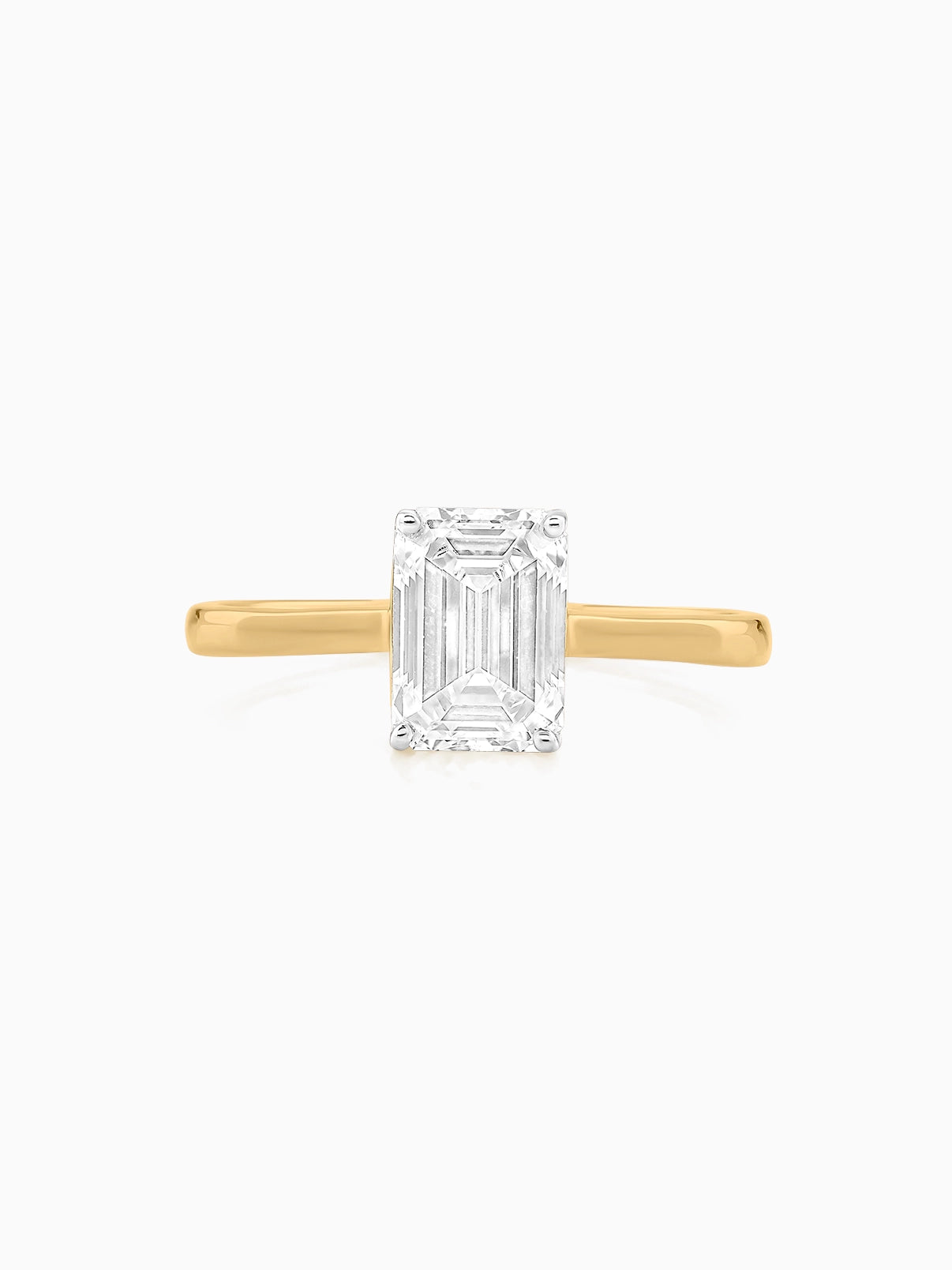 Luminous Emerald Cut Ring - Evol Jewels