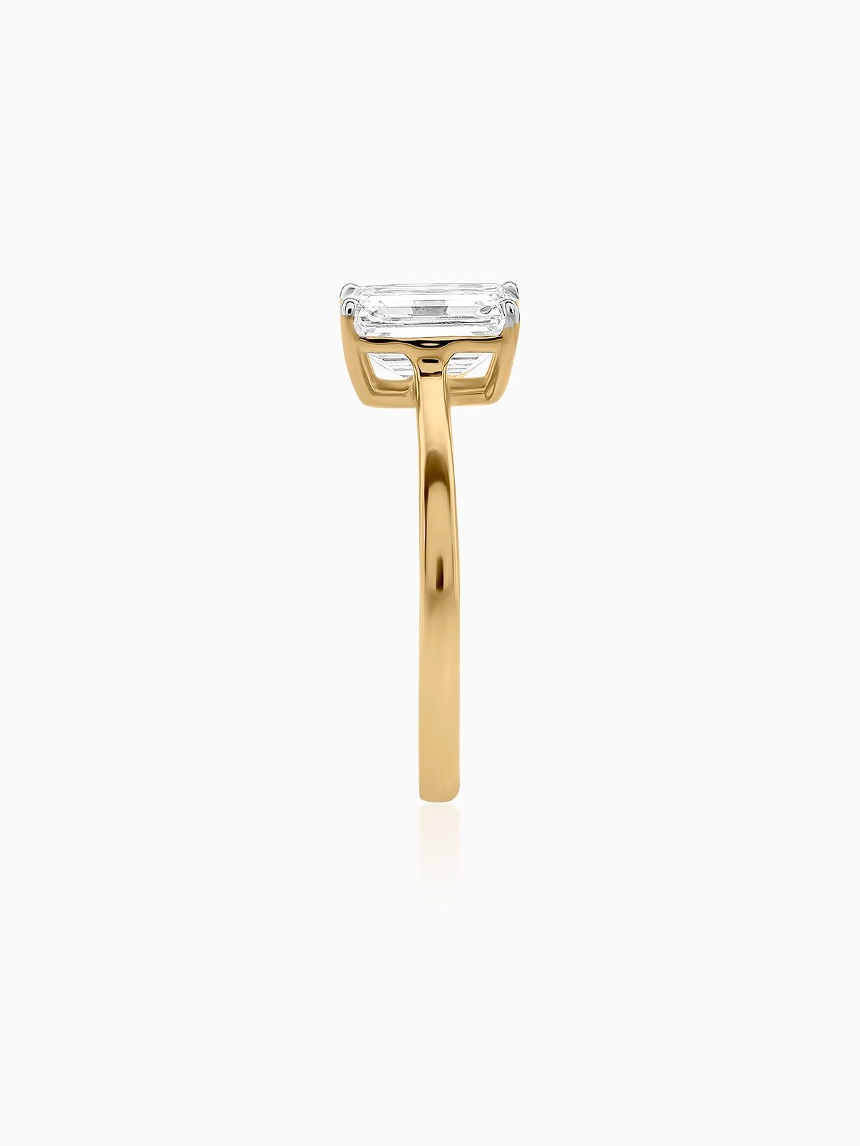 Luminous Emerald Cut Ring - Evol Jewels