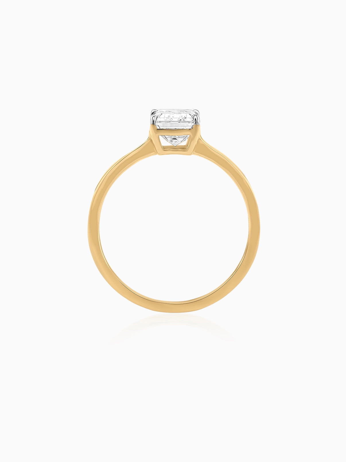 Luminous Emerald Cut Ring - Evol Jewels