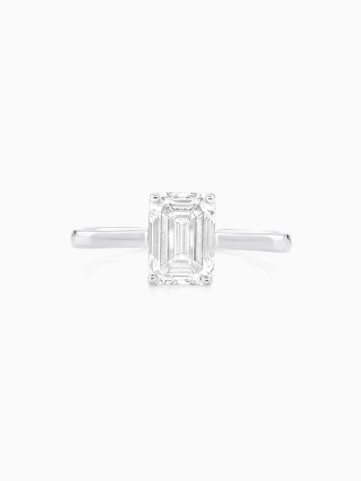 Luminous Emerald Cut Ring - Evol Jewels
