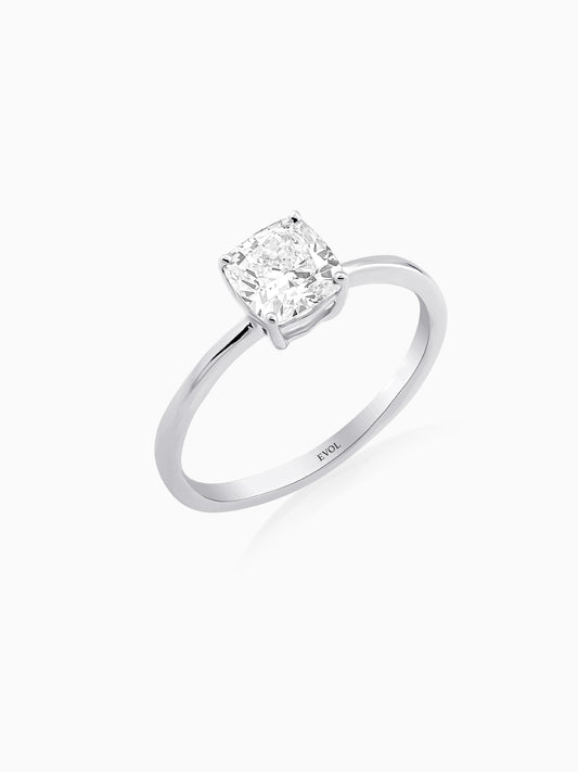 Modern Cushion Cut Ring - Evol Jewels