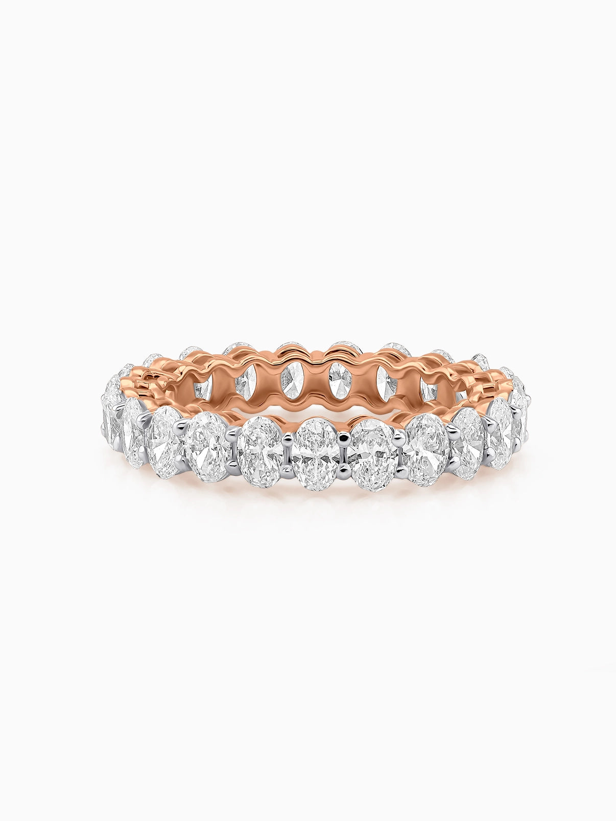 Full Eternity Oval Diamond Band