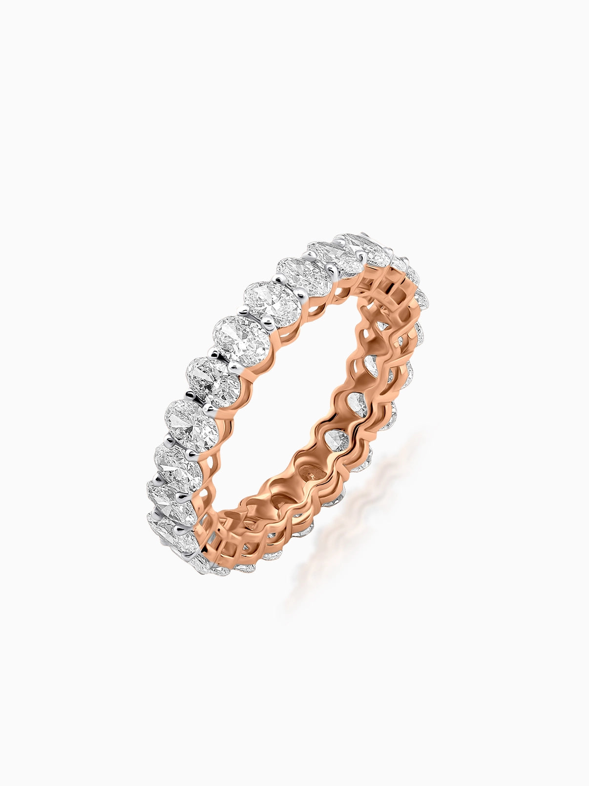 Full Eternity Oval Diamond Band