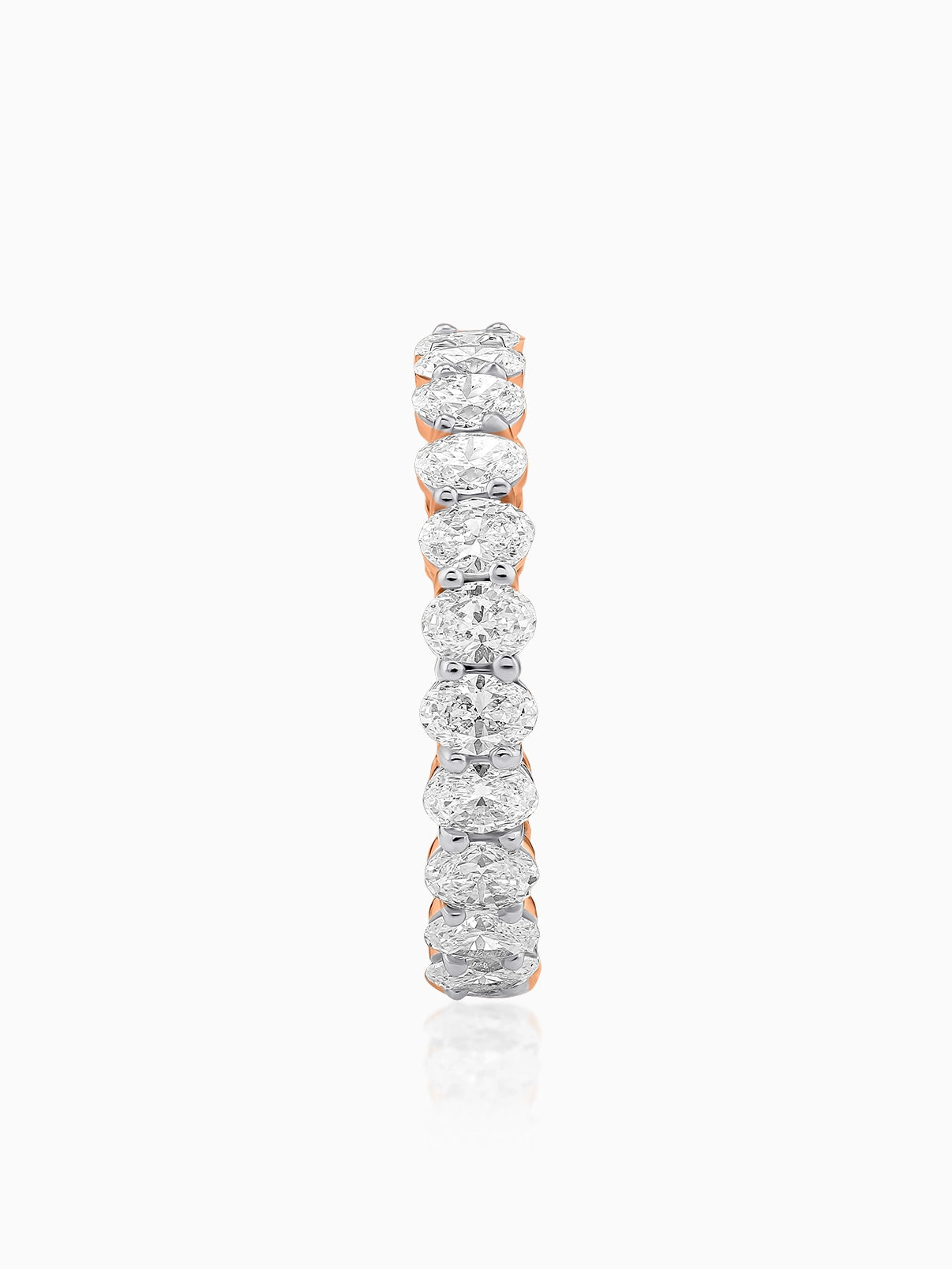 Full Eternity Oval Diamond Band