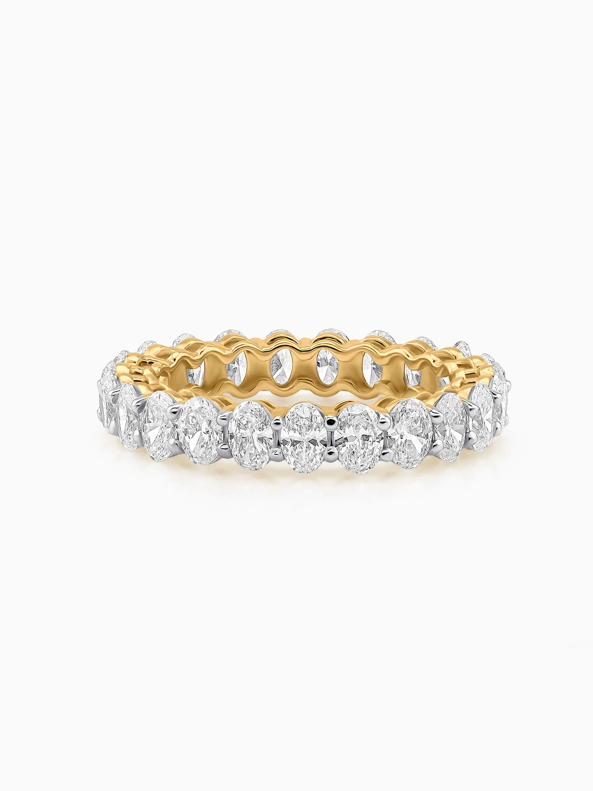 Full Eternity Oval Diamond Band