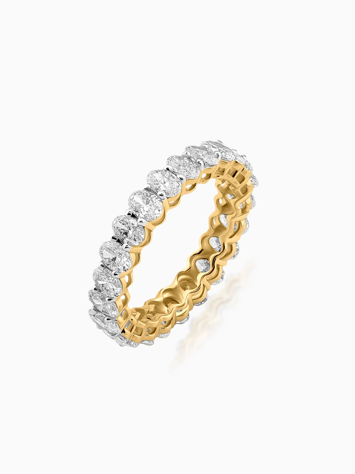 Full Eternity Oval Diamond Band