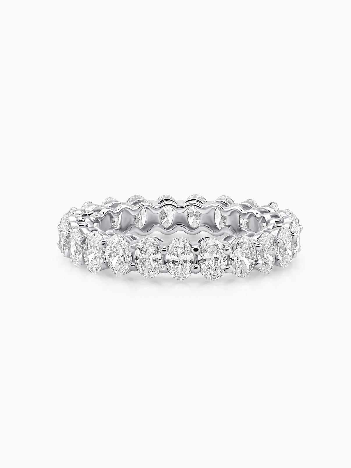 Full Eternity Oval Diamond Band