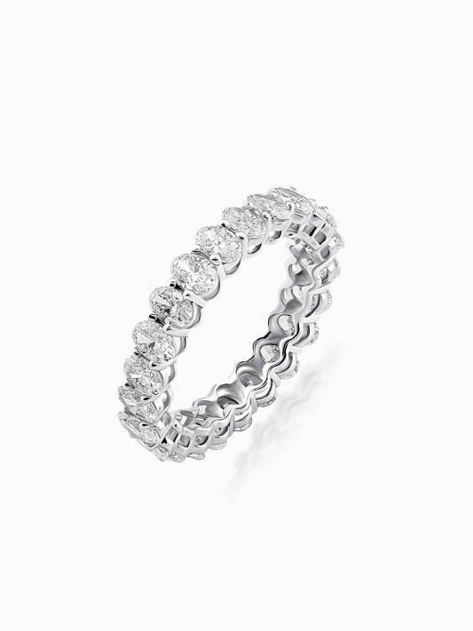 Full Eternity Oval Diamond Band