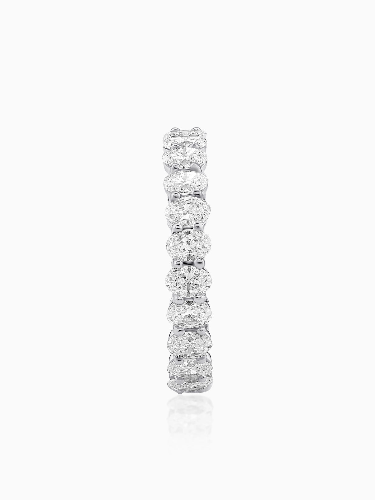 Full Eternity Oval Diamond Band