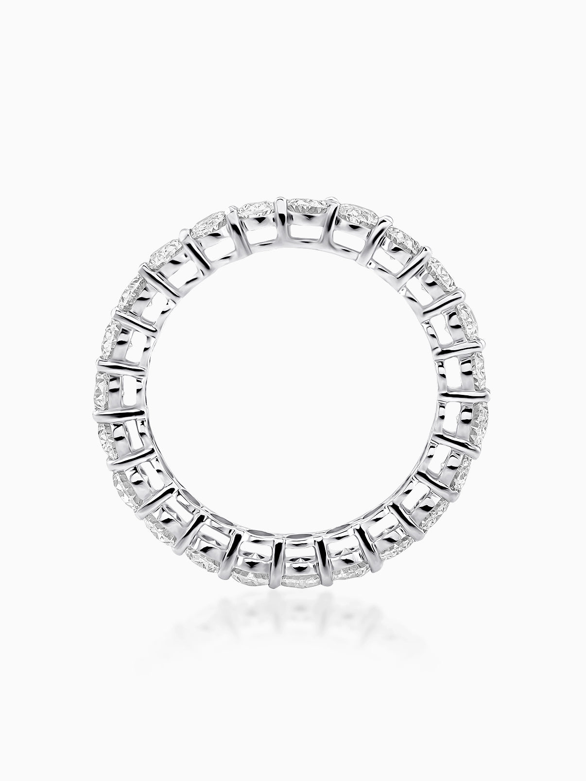 Full Eternity Oval Diamond Band