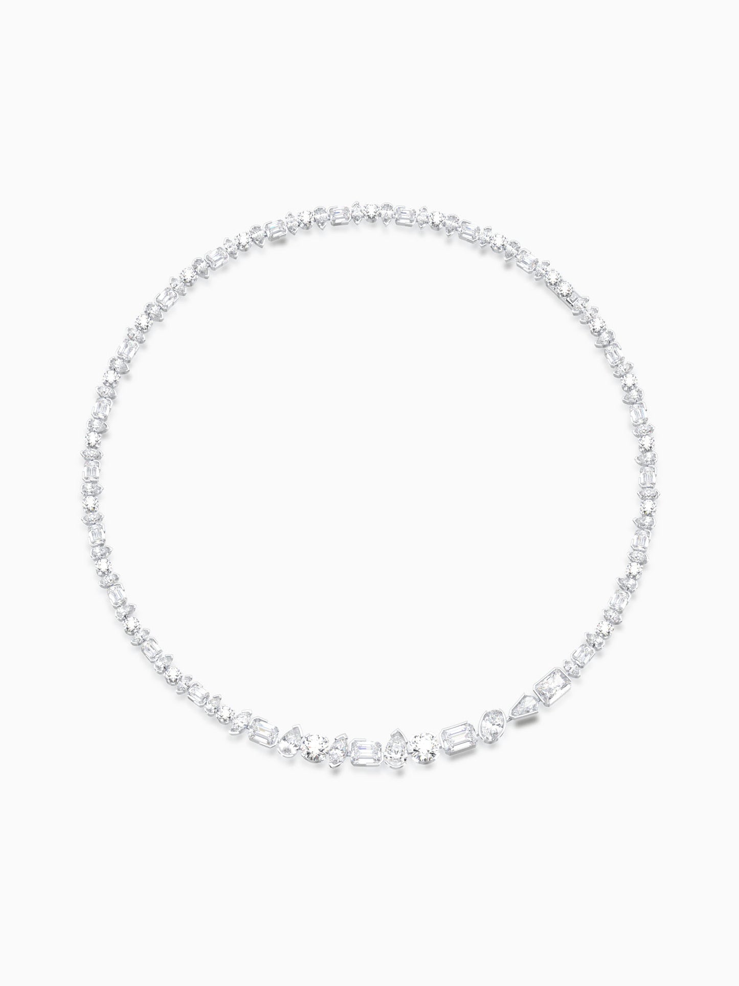 Wanderlust mix diamond necklace