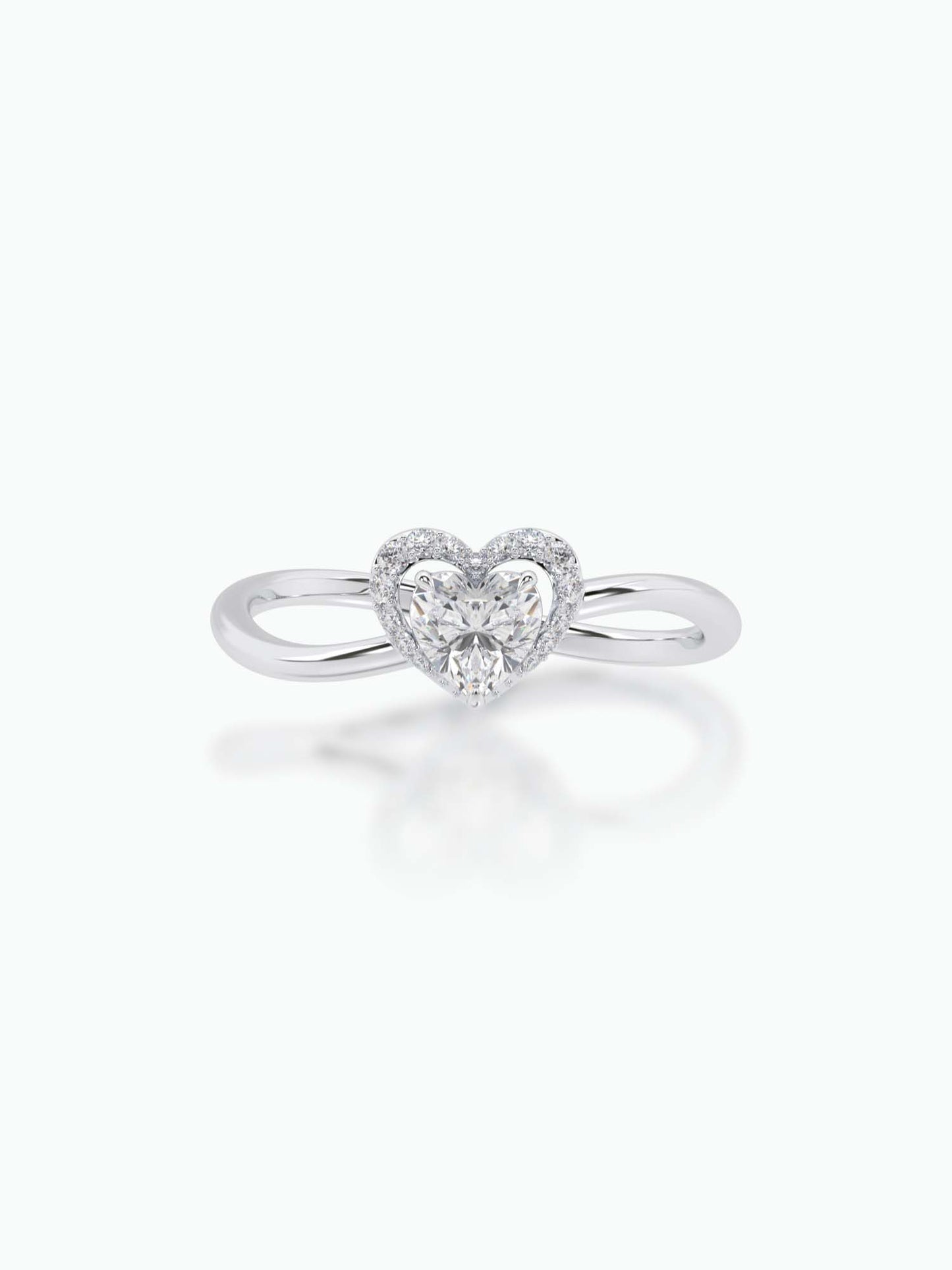 Amour Solitaire Diamond Ring for Ladies