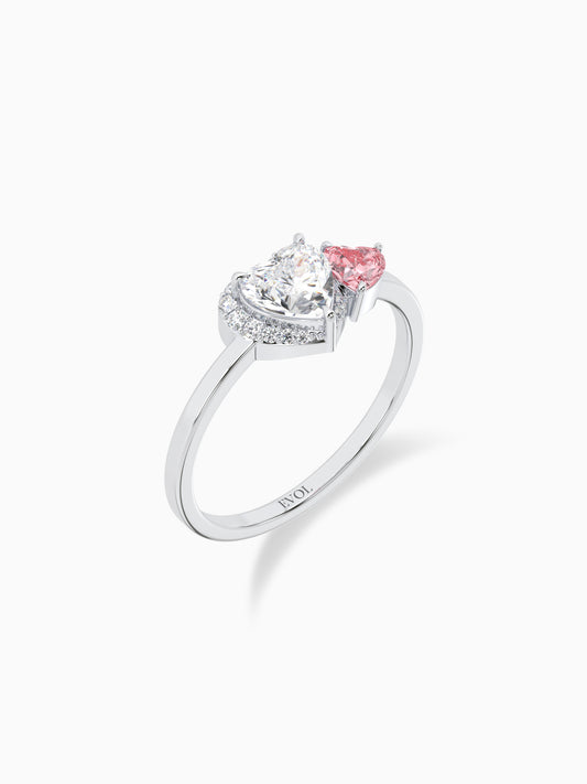 Better Half Heart Shape Diamond Ring